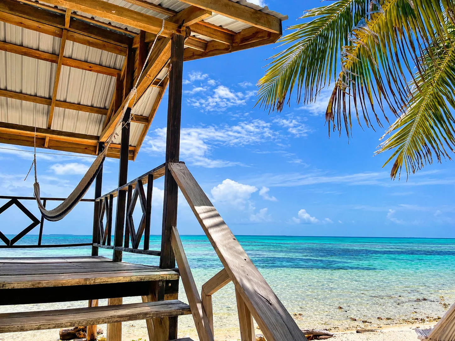 Hammock overlooking the Caribbean